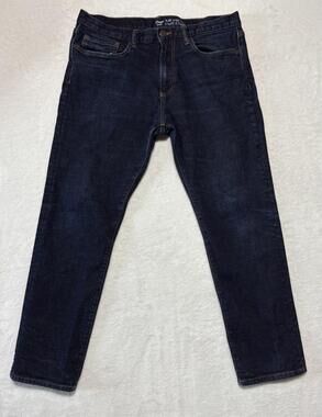 Gap Jeans Mens 34x30 Dark Blue Slim Stretch Denim Classic Fit Casual Pants